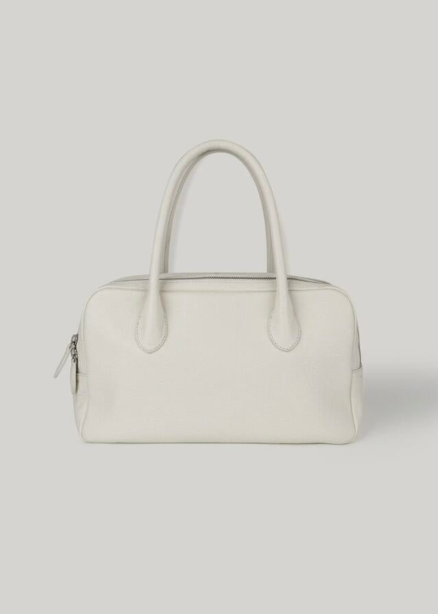 ELBORN | [LIMITED] Bonner Square Leather Bag (White) Expected ship to 05/16/2025