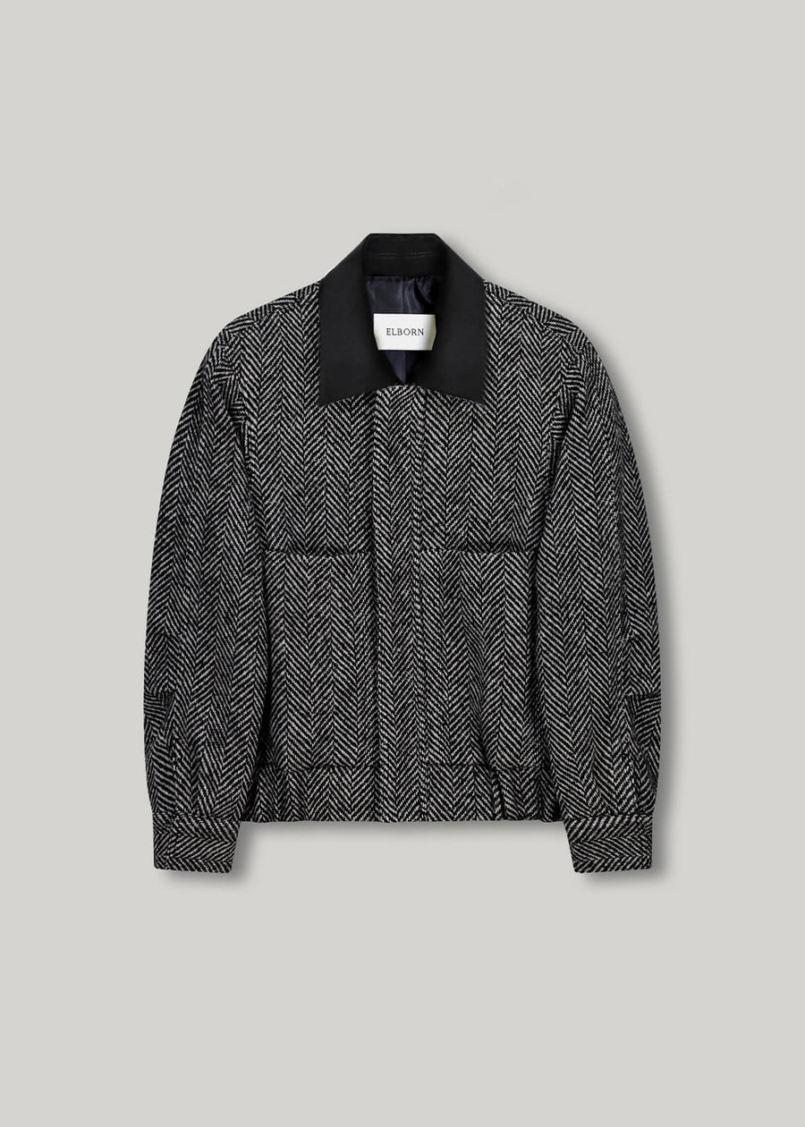 ELBORN | Aven Bomber Jacket (Black) Expected ship to 10/31/2025