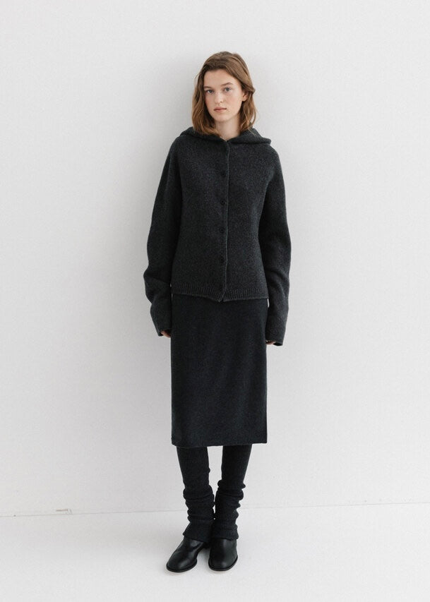 MOIA | Wool Leg Warmer (Charcoal) Expected ship to 12/12/2025