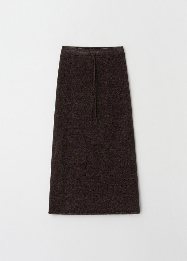 MOIA | Velvet Knit Skirt (Dust Cocoa) Expected ship to 12/12/2025