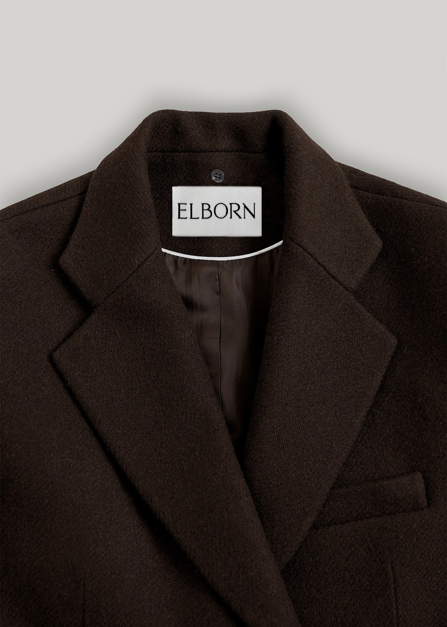 ELBORN | Lucas Wool Double Coat (Brown) Expected ship to 11/07/2025