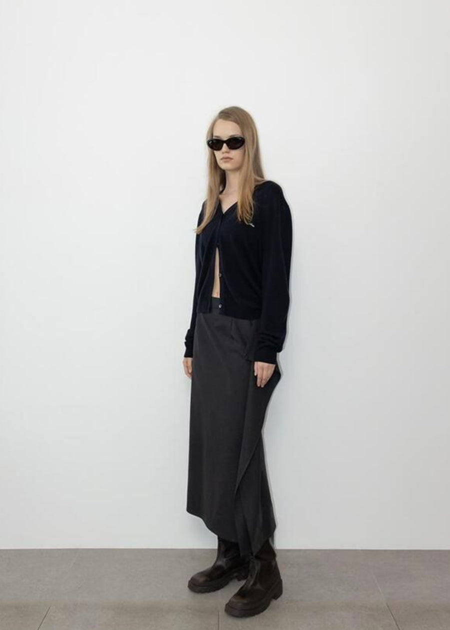 LEHA | Cayton Drapery Skirt (Anthracite)