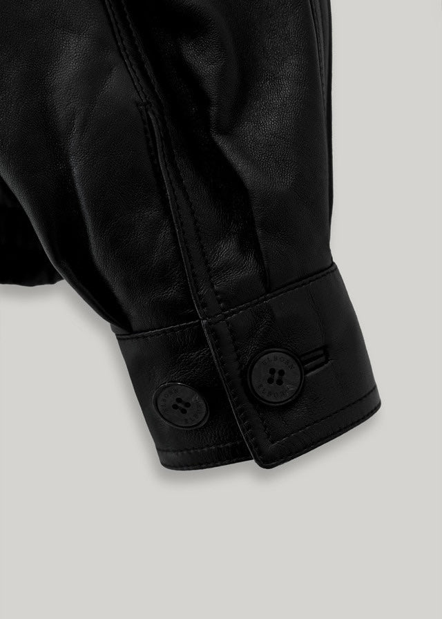 2ND ELBORN | Lumen Leather Jacket (Black) Expected ship to 09/12/2025