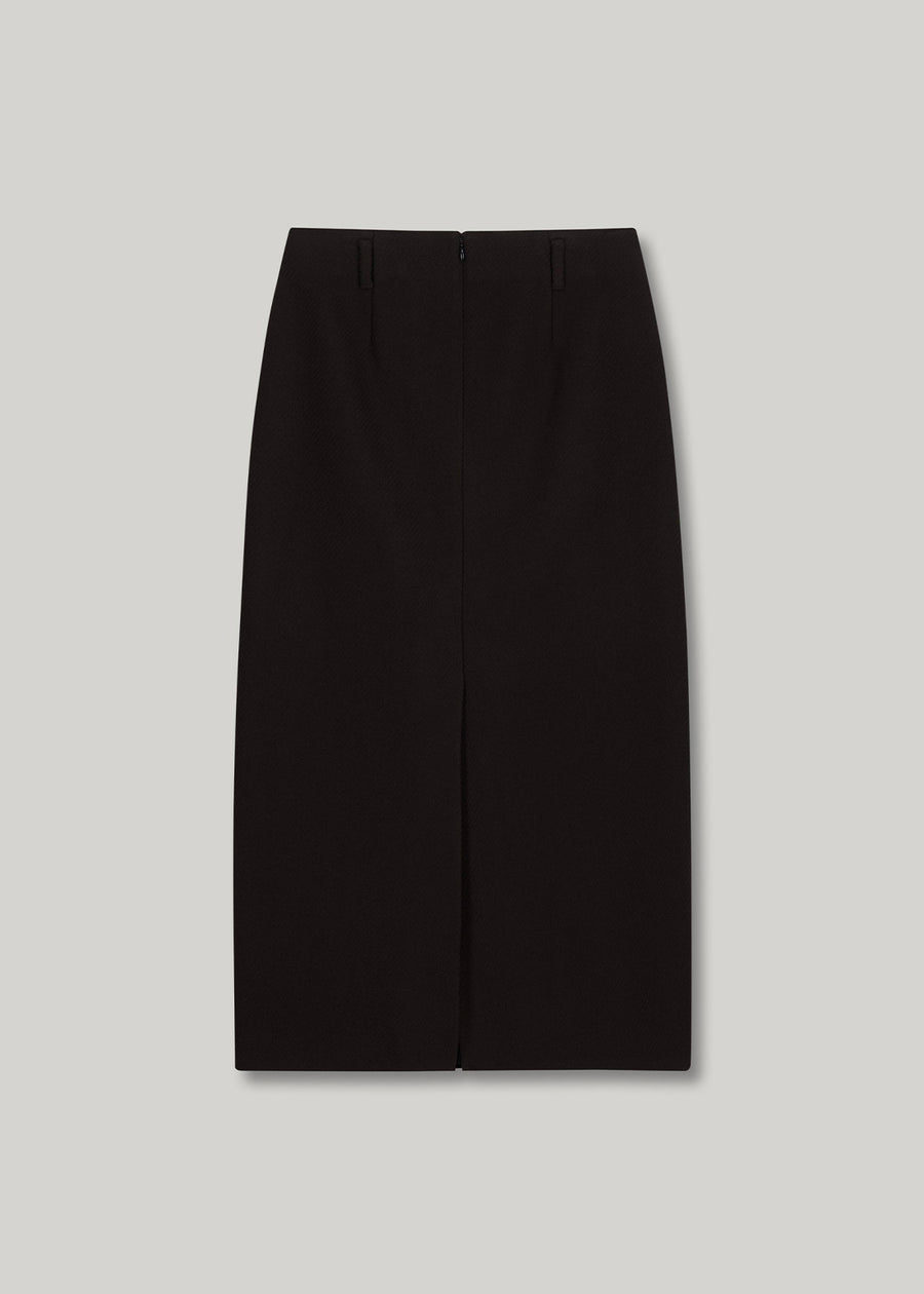 ELBORN | Bellissa Wool Long Skirt (Brown) Expected ship to 11/28/2025