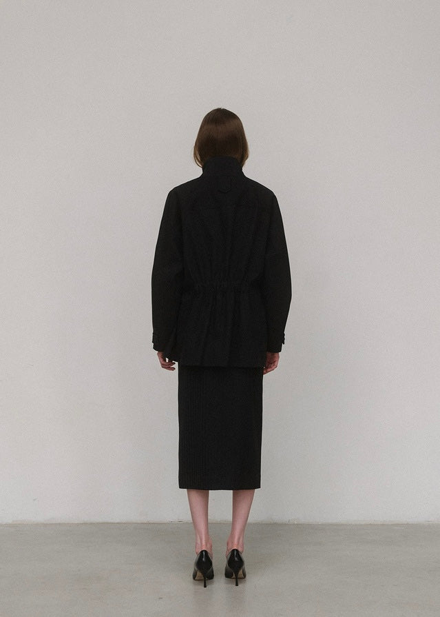 ELBORN | Hilda Cotton Safari Jacket (Black)