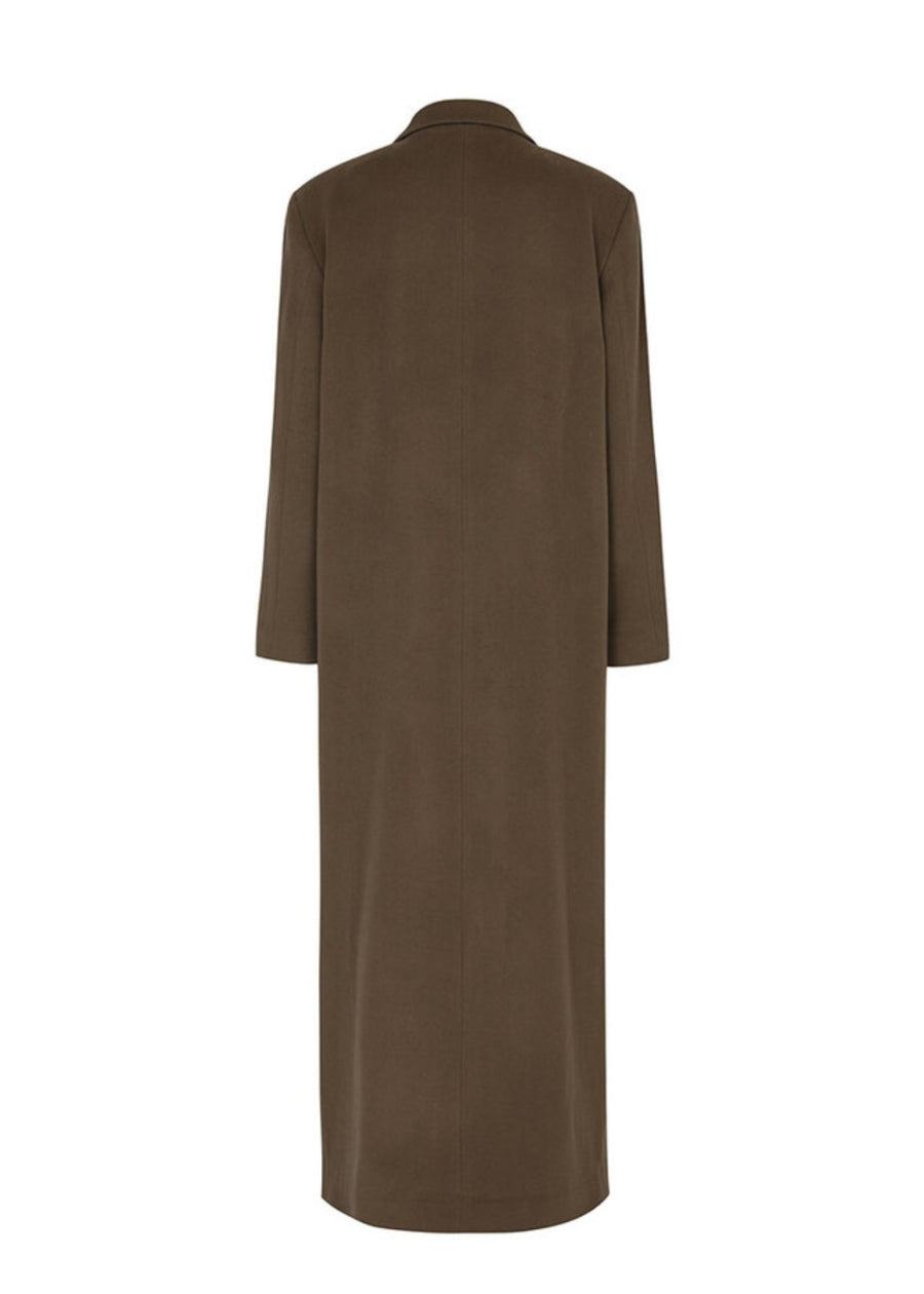 LEHA |  Colmar Wool - Cashmere Blended Coat (Brown) Expected ship to 12/12/2025