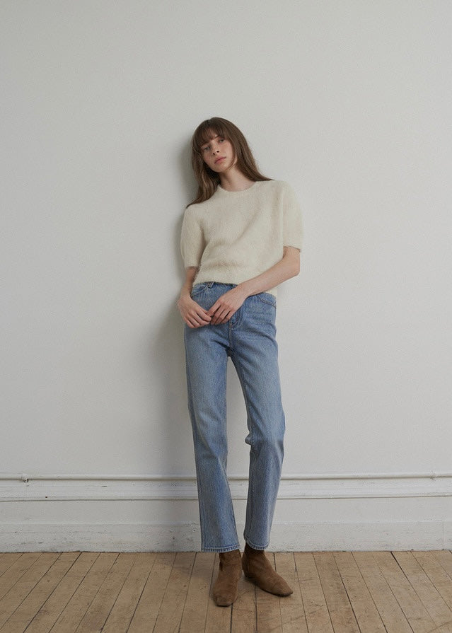 ELBORN | Nova Alpaca Knit Top (Ivory)