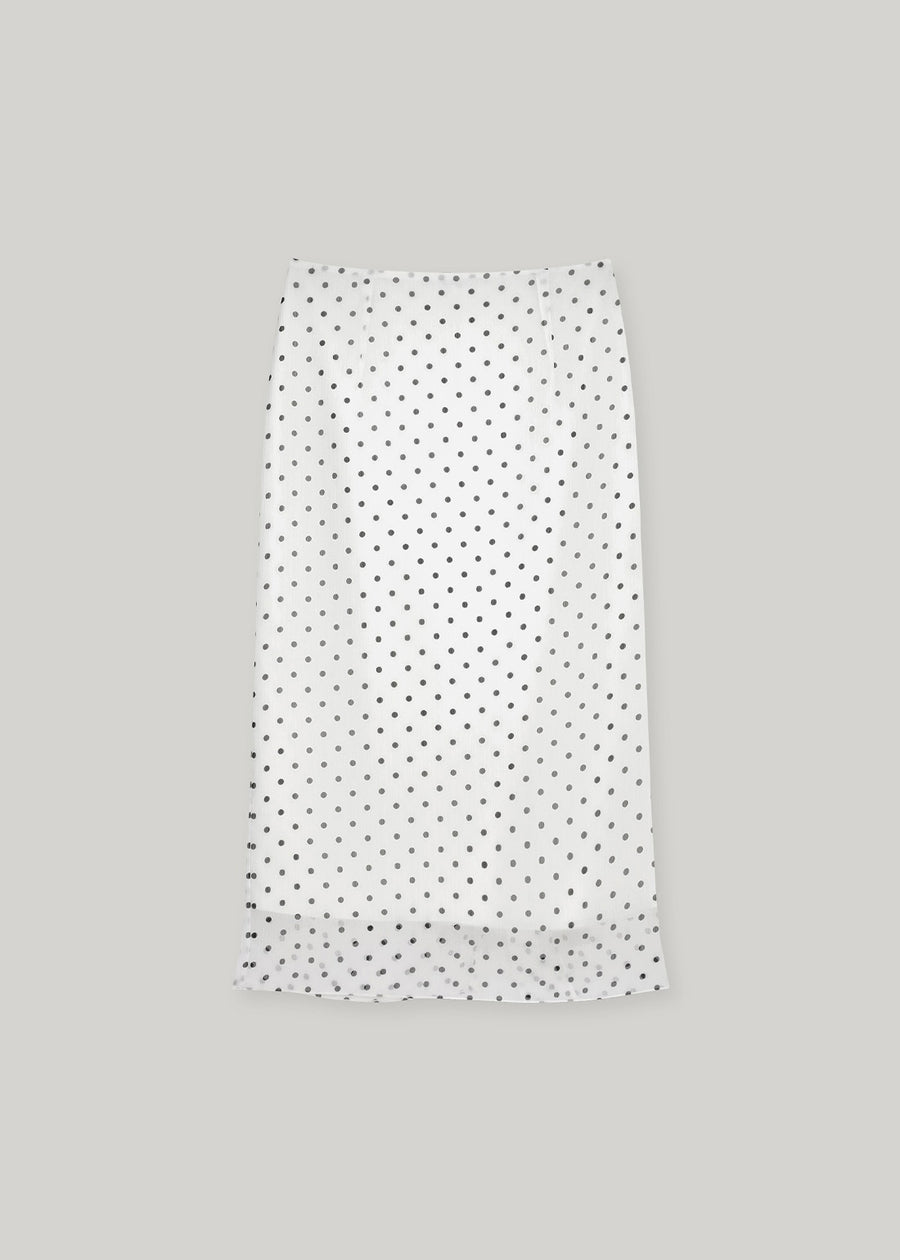 ELBORN | Lavina Dot Skirt (Cream)