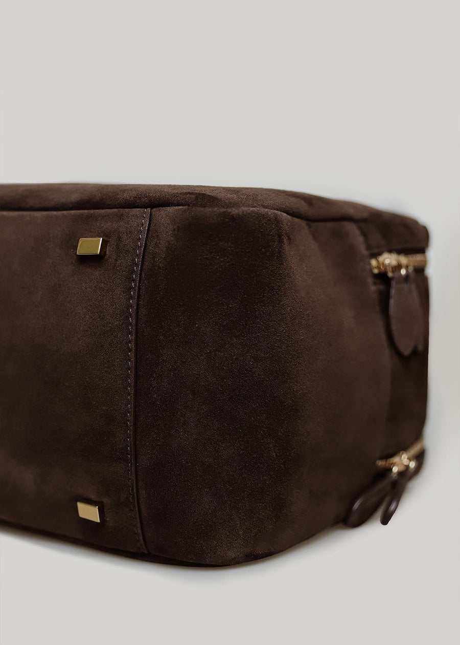 ELBORN | Bonner Suede Weekend 42 Bag (Brown) Expected ship to 11/14/2025