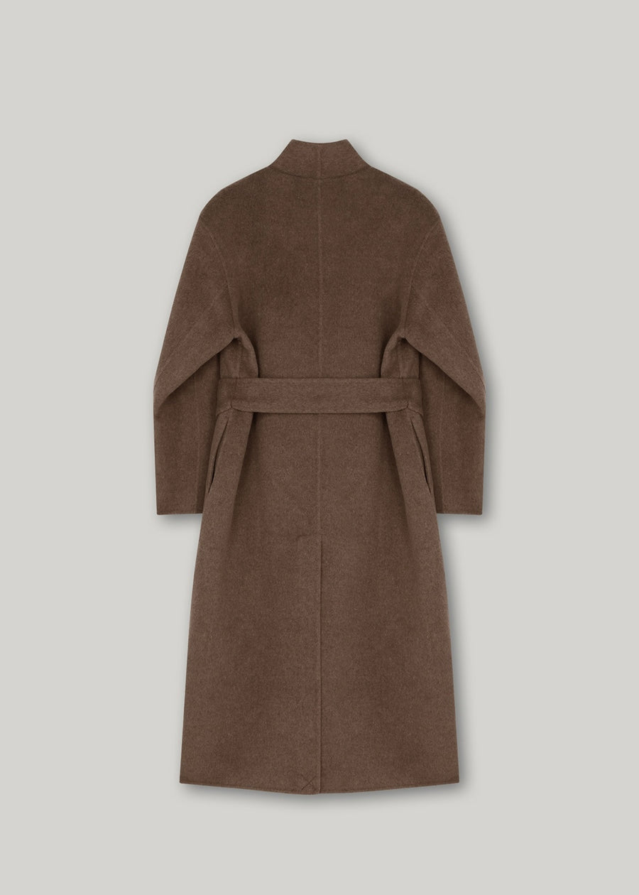 ELBORN | Tate Cashmere Hand-made Coat(Mocha)