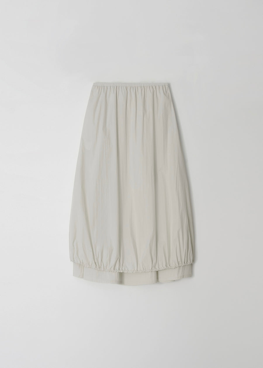 MOIA | String Double Skirt (Ecru)