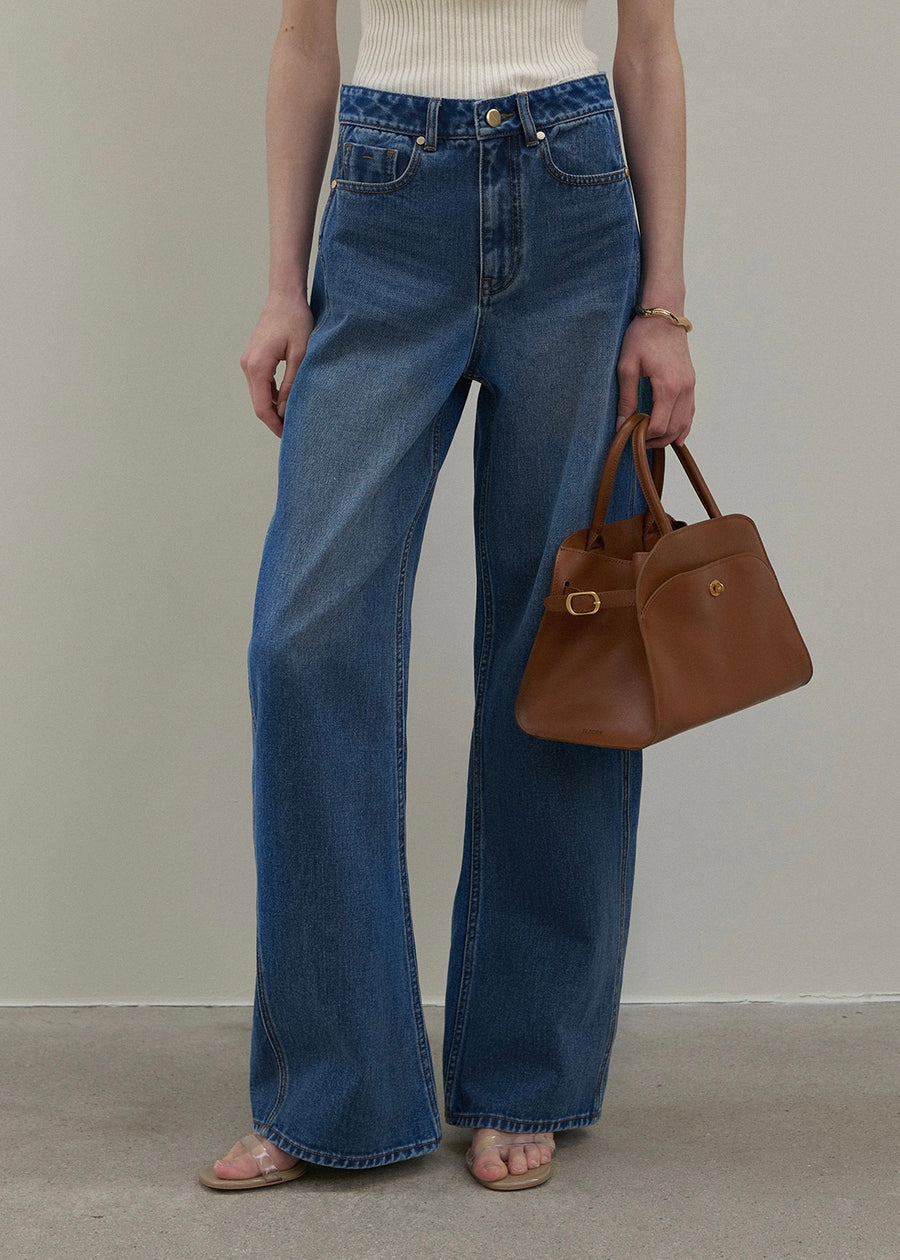 ELBORN | Thor Side Denim Pants (Blue)