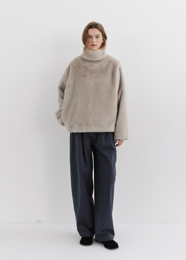 MOIA | 2Way Fur Coat (Still Gray) Expected ship to 12/12/2025