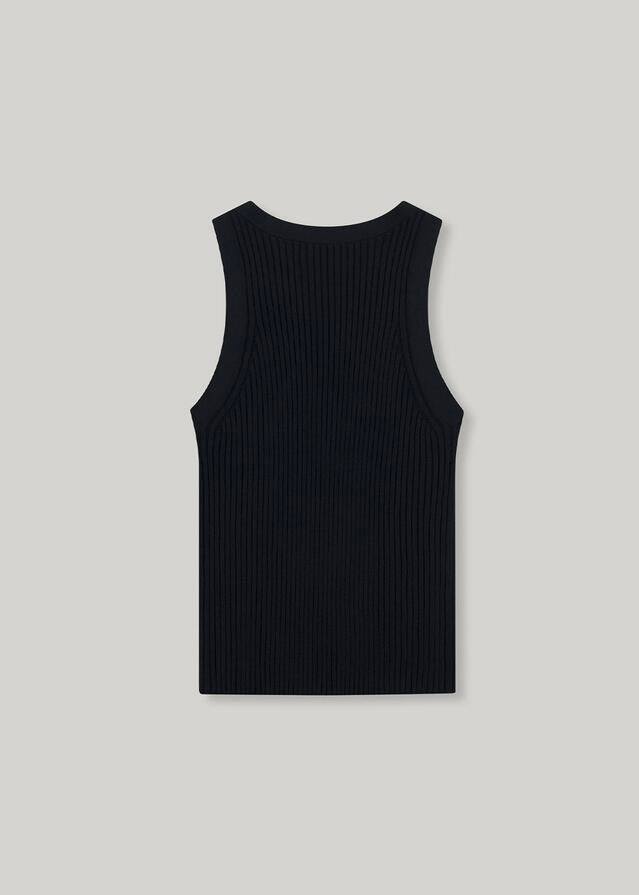 ELBORN | Marin Knit Vest Top (Black)