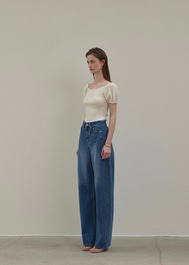 ELBORN | Thor Side Denim Pants (Blue)