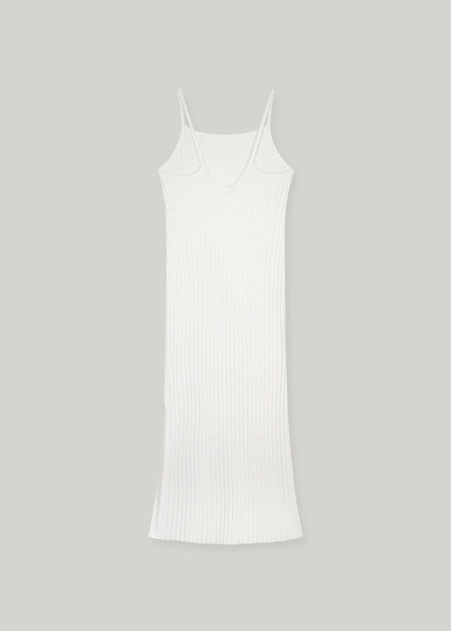 ELBORN | Reese Sleeveless Knit Dress (White)