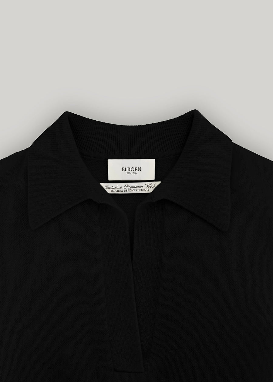 Elborn | Eti Cashmere Sweater (Black)