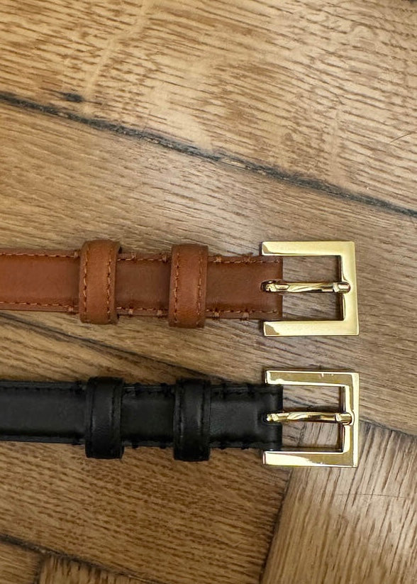 ELBORN | Lune Classic Leather Belt (Camel)