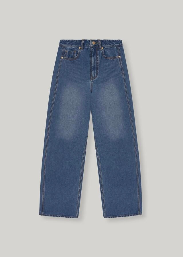 ELBORN | Thor Side Denim Pants (Blue)