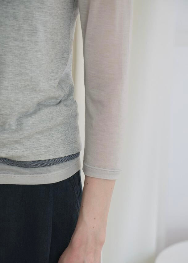 MOIA | Tencel T-shirt (Light gray) Expected ship to 06/20/2025