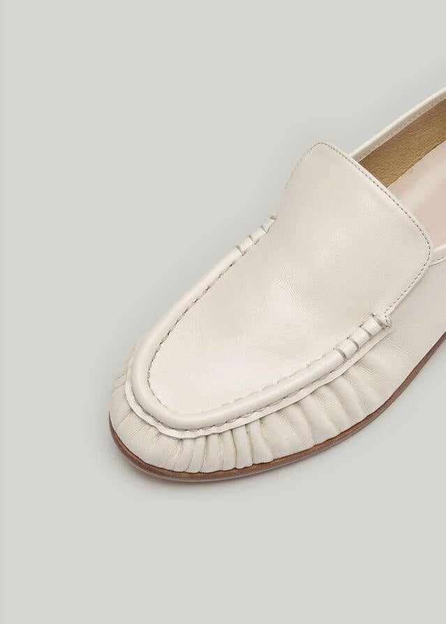 ELBORN | Mateo Leather Loafer (Ivory)