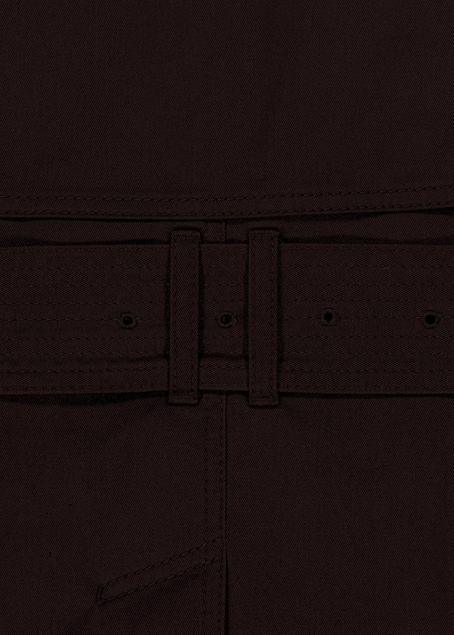 [PRE-ORDER ] ELBORN | Levell Short Trench (Brown) Expected ship to 10/31/2025