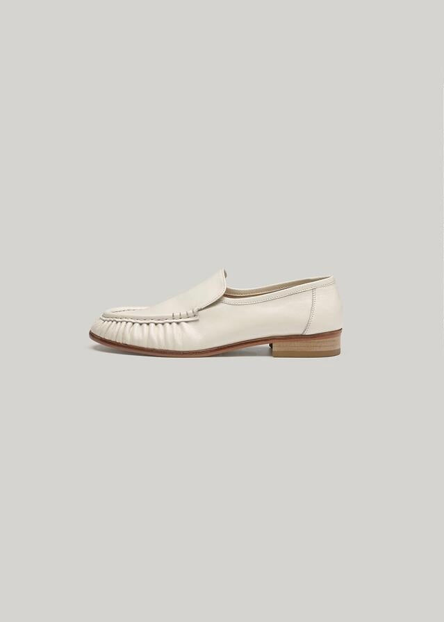 ELBORN | Mateo Leather Loafer (Ivory)