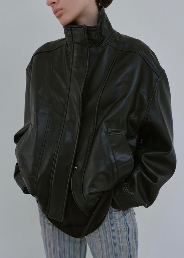 MOIA | Leather Jumper (Black)