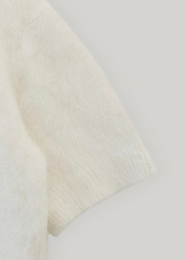 ELBORN | Nova Alpaca Knit Top (Ivory)