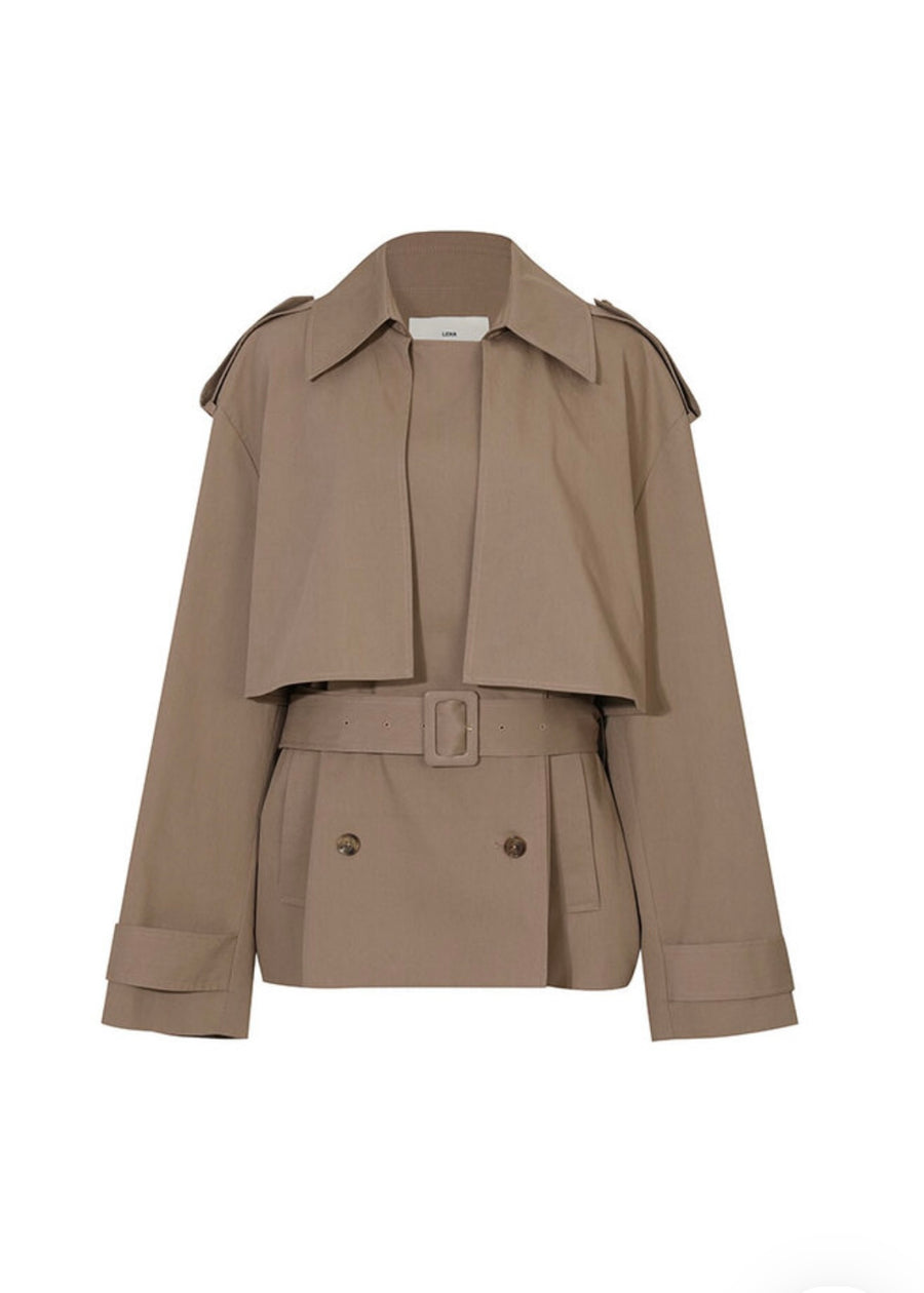 LEHA | Rosie Double Breasted Trench Jacket (Beige) Expected ship to 05/09/205