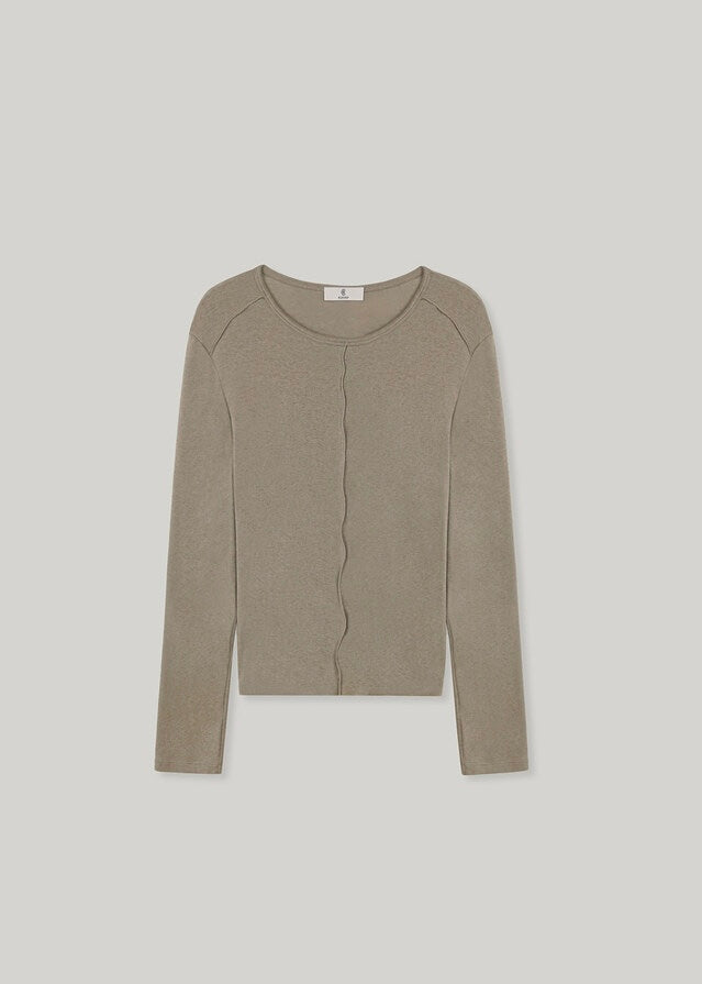 ELBORN | Billy Wool Blended Jersey Top (2 Colors)