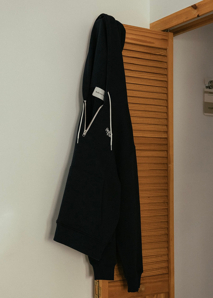 STUDIO & PARK | Half - Zip Hoodie (Navy)