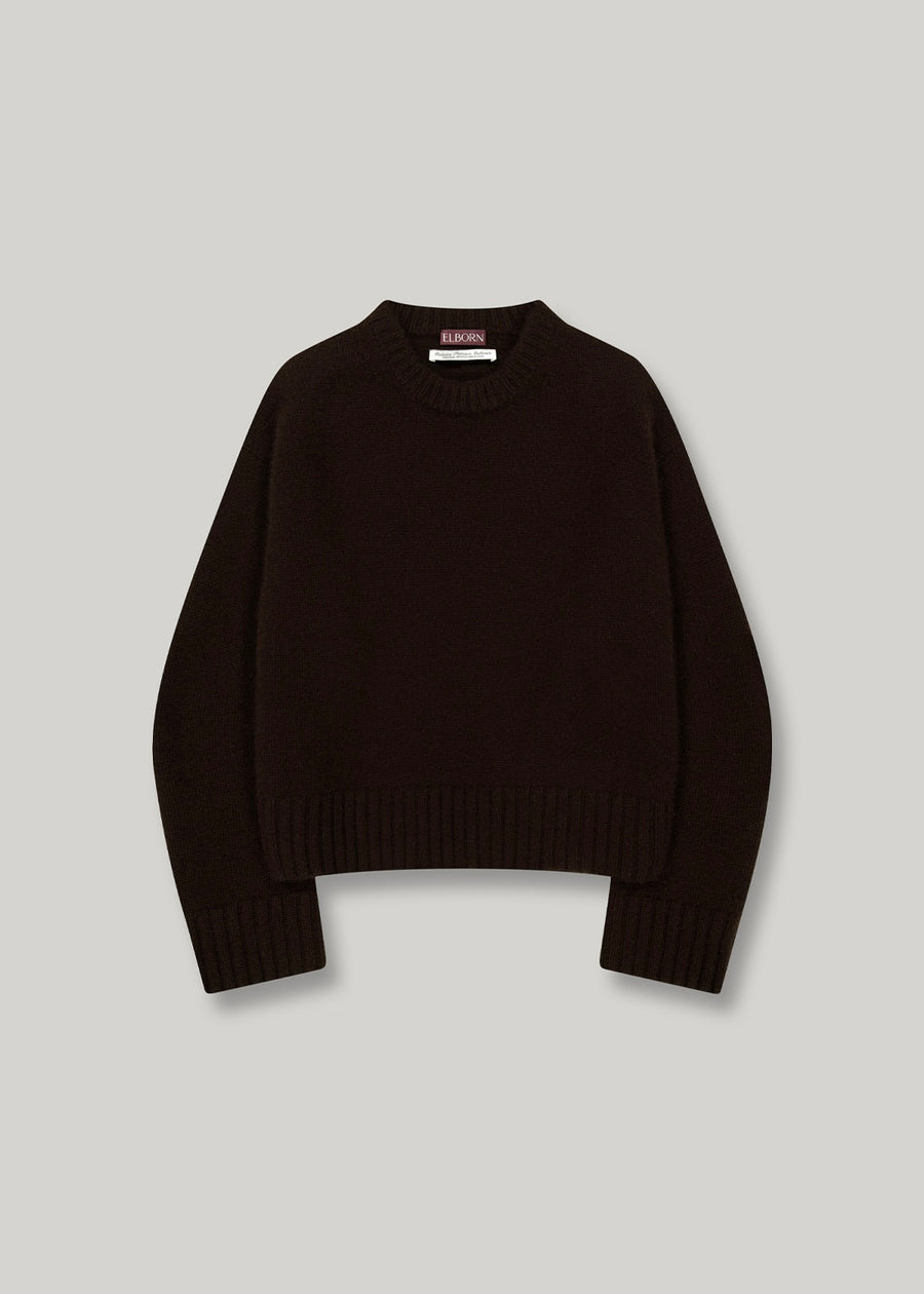 Elborn | May Cashmere Sweater (Brown) Expected ship to 10/31/2025