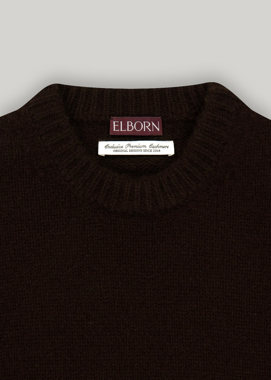 Elborn | May Cashmere Sweater (Brown) Expected ship to 10/31/2025