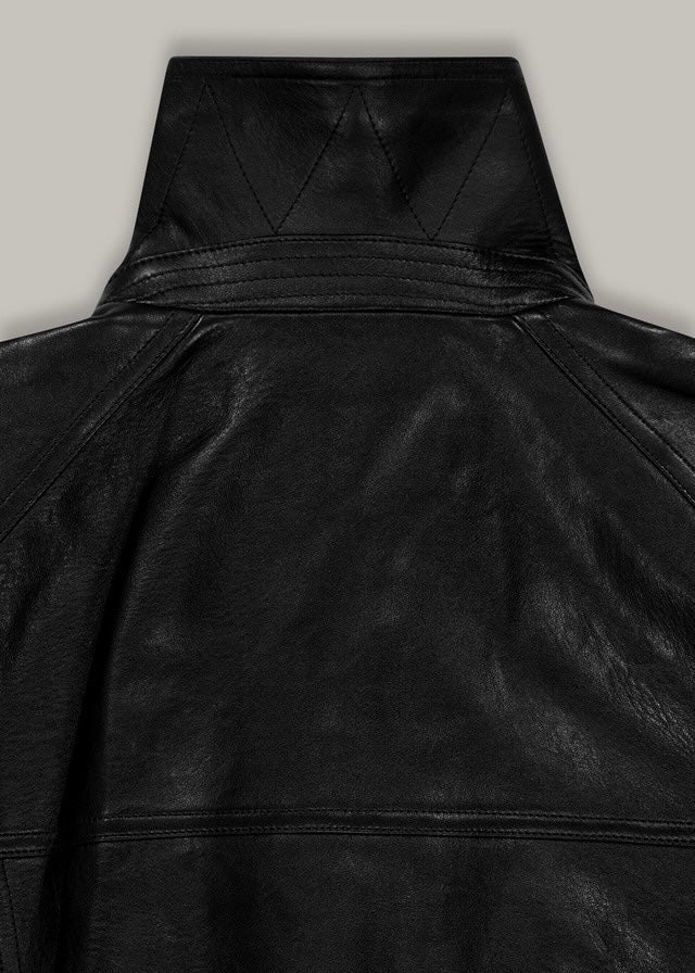 2ND ELBORN | Lumen Leather Jacket (Black) Expected ship to 09/12/2025