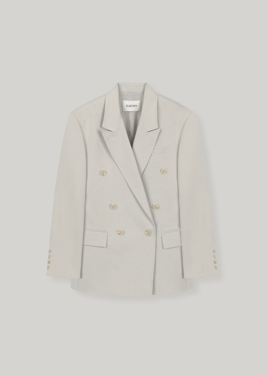 ELBORN | Jude Double Cotton Jacket (Stone)
