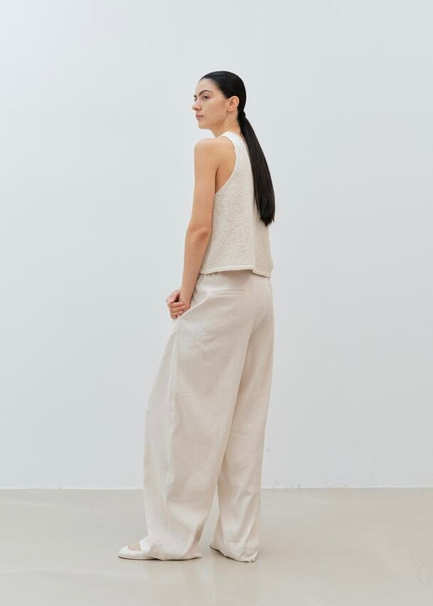 MOIA | Viscose Linen Pants (Ecru)