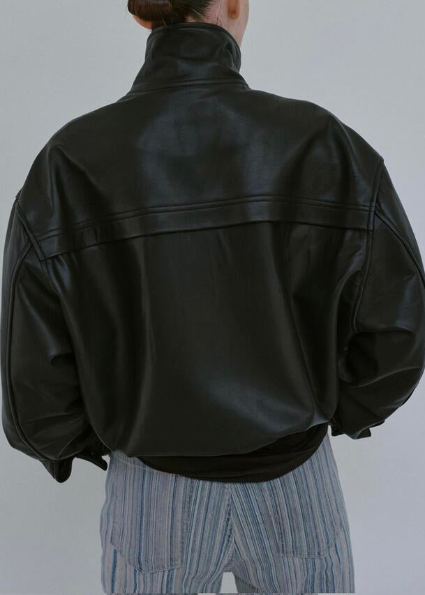 MOIA | Leather Jumper (Black)