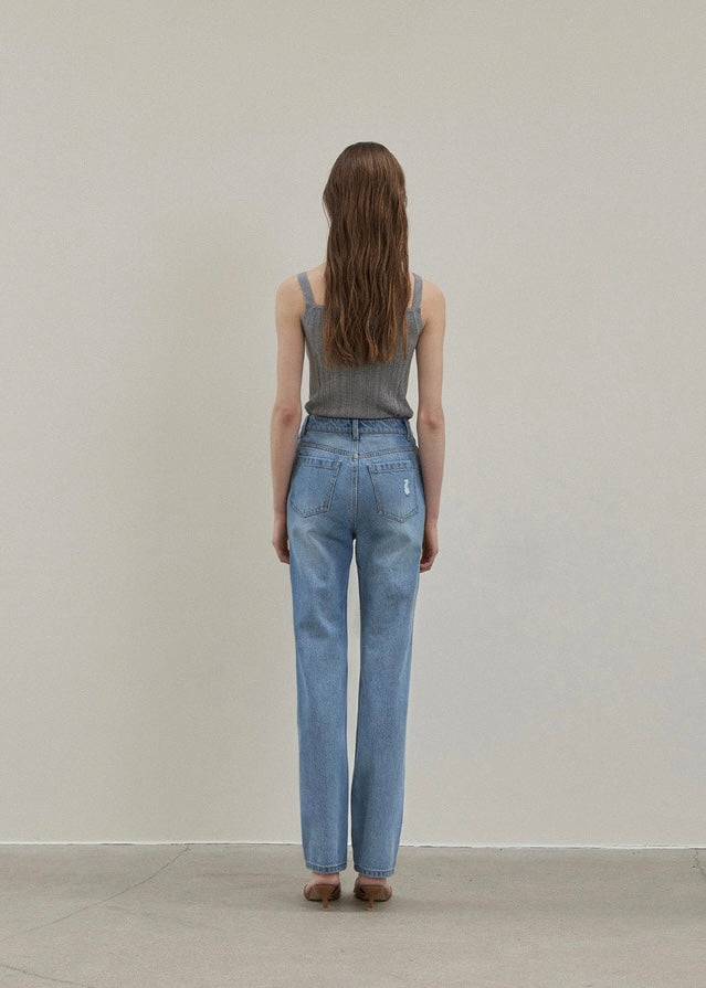 Elborn| Rad Destroyed Denim Pants (Blue) Expected ship to 05/09/2025