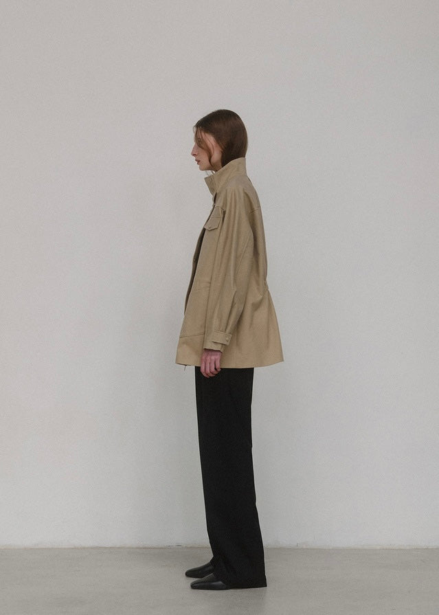 ELBORN | Hilda Cotton Safari Jacket (Beige)