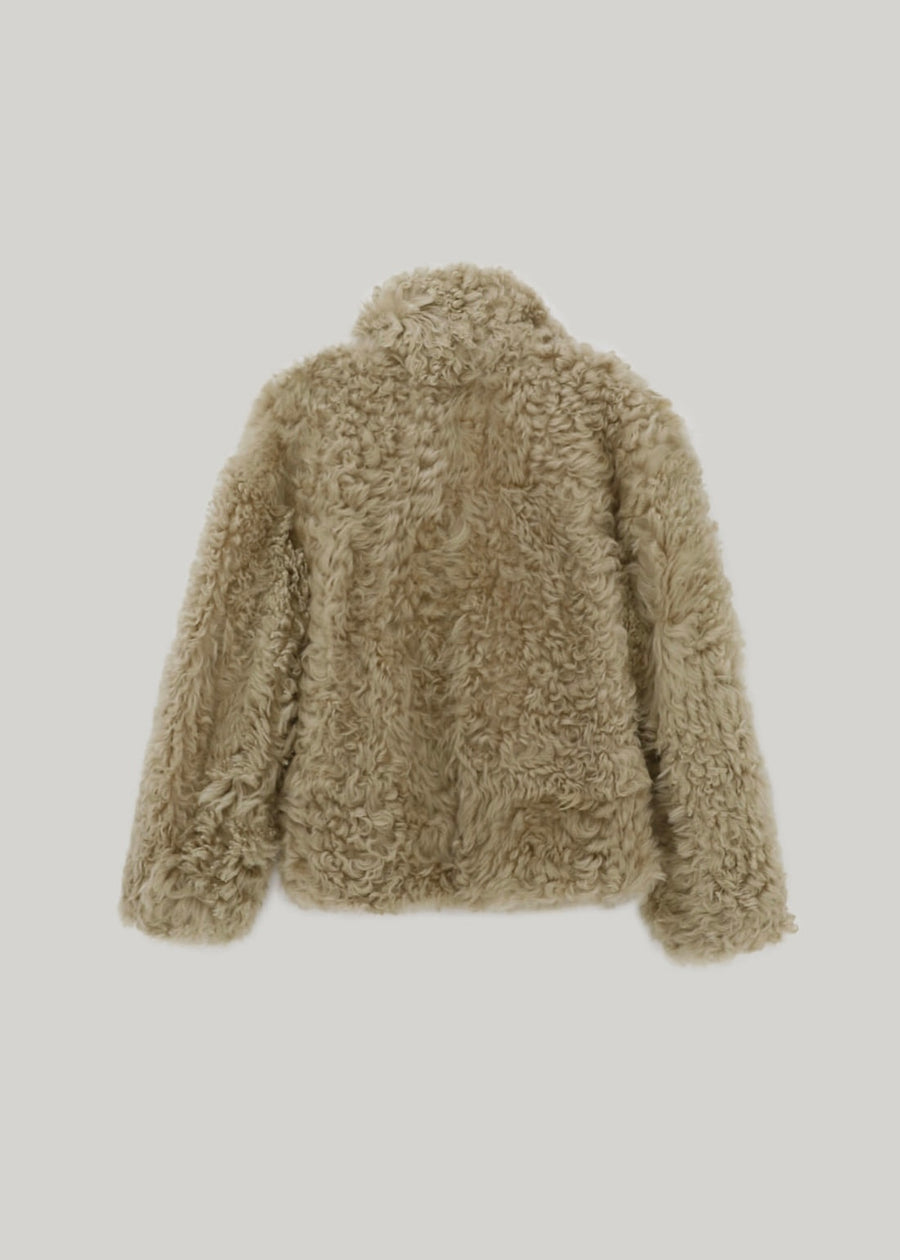 5% Off -ELBORN | Derby Toscana Fur Jacket (Beige)Expected ship to 12/12/2025