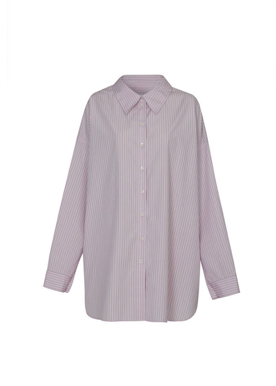 LEHA |  Cloit Oversized Shirts (Pink khaki)