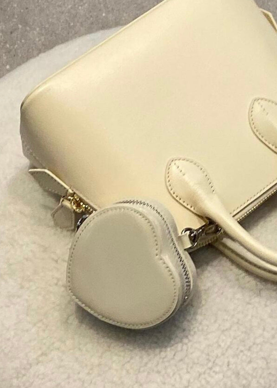 LEHA | Heart Leather Charm Bag (2 Colors)
