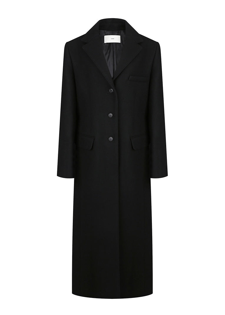 LEHA |  Adena Single Breast Coat (Black)