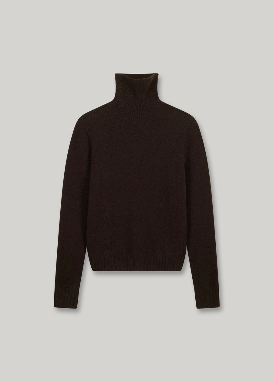 ELBORN | Velours Cashmere 100% High-neck Sweater Expected ship to 11/28/2025