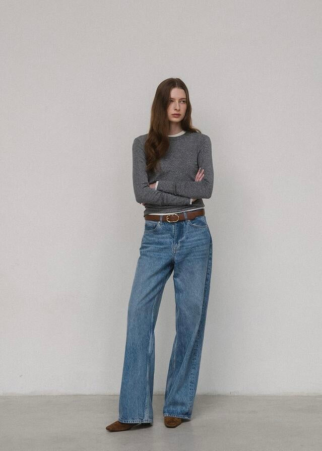 [3rd] ELBORN | Apollo Wide Denim Pants (Blue) Expected ship to 05/09/2025