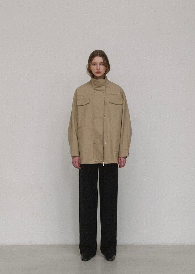 ELBORN | Hilda Cotton Safari Jacket (Beige)
