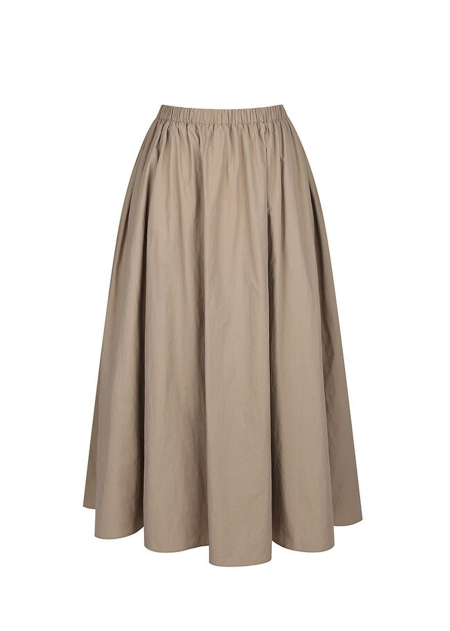 LEHA | Emily Nylon Skirt (Beige)