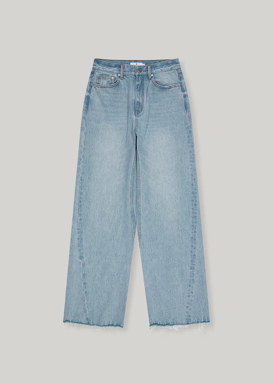 ELBORN | Vale Straight Denim Pants (Blue)