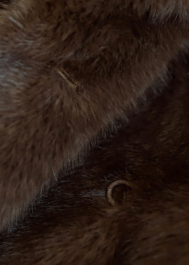 [2ND] ELBORN | Delfine Half Fur Coat (Mocha Brown) Expected Ship to 1/3/2025